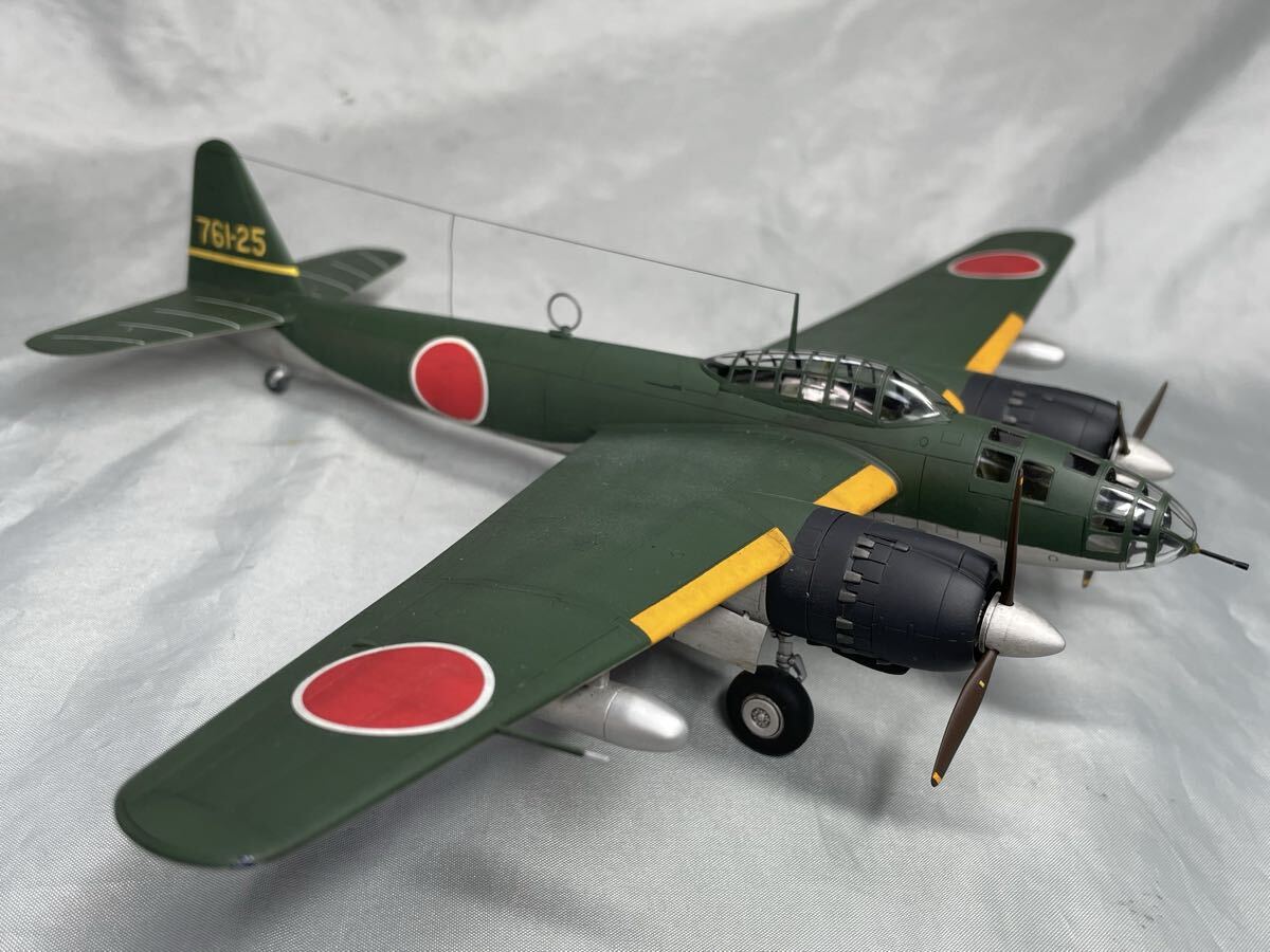 ハセガワ 1/72 空技廠 P1Y1 陸上爆撃機 銀河 完成品 帝国海軍 飛行機