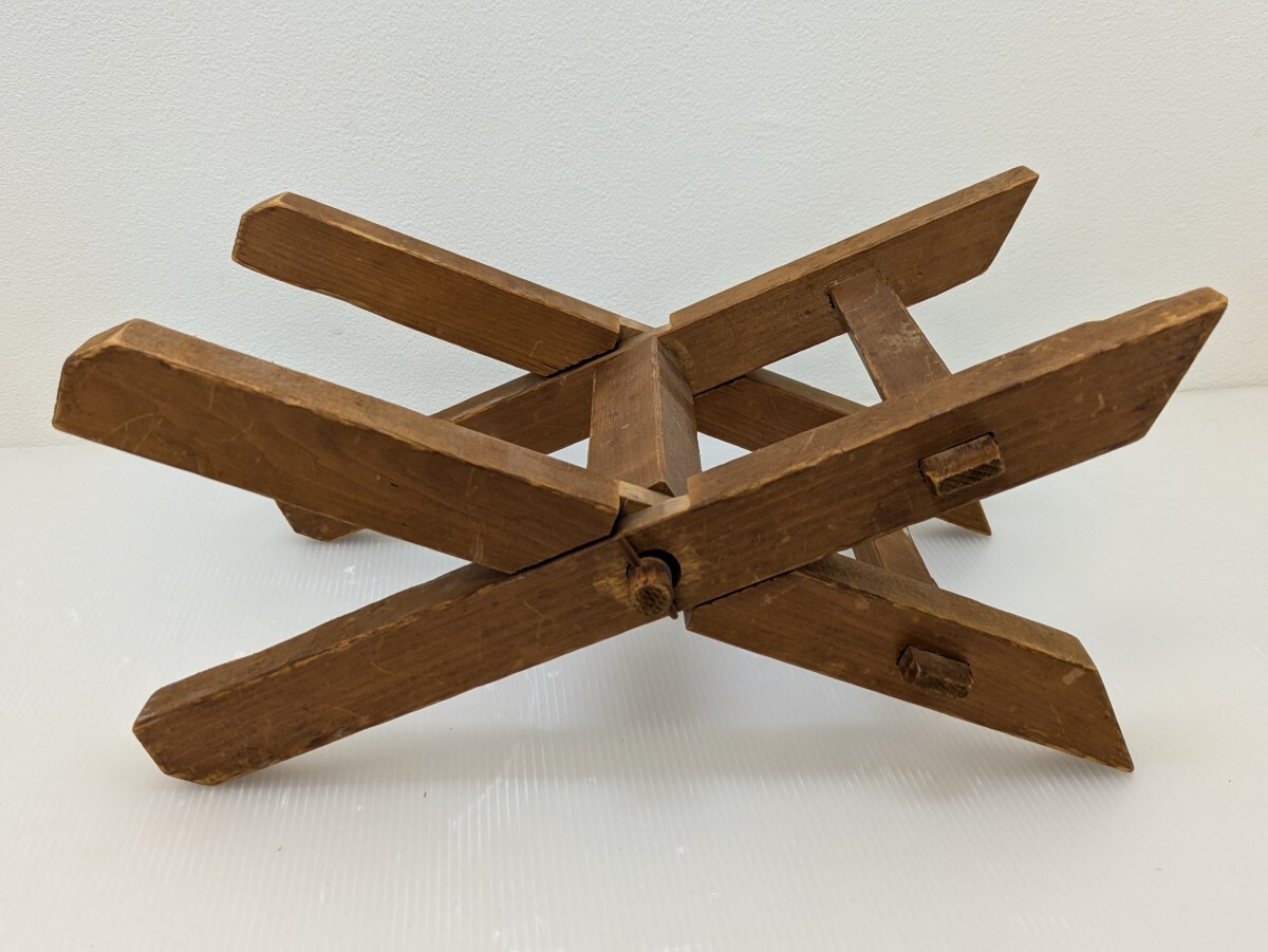 0428g2) 和太鼓 バチ 台座 セット 和楽器 打楽器 長胴太鼓 楽器 器材