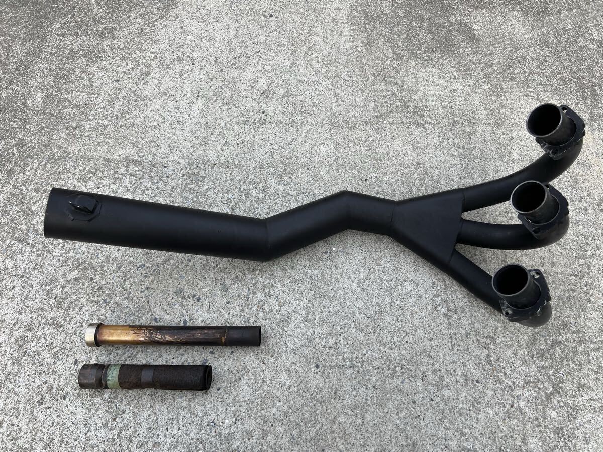 イチパチ管 ショート管 カワサキ KH400 400ss 真鍮サイレンサー付き