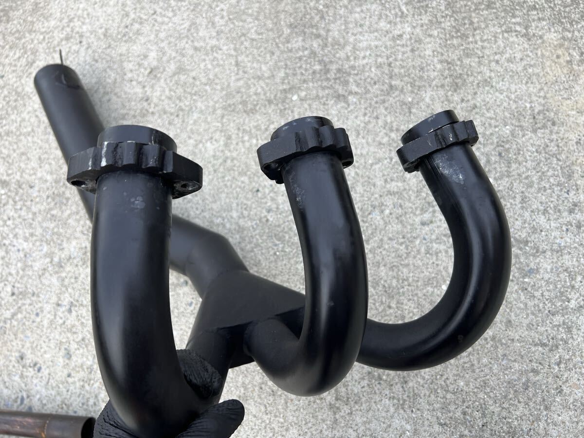 イチパチ管 ショート管 カワサキ KH400 400ss 真鍮サイレンサー付き