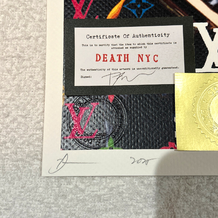 世界限定100枚 DEATH NYC マリリン・モンロー LOUISVUITTON ルイ 世界限定100枚 DEATH NYC マリリン・モンロー LOUISVUITTON ルイ