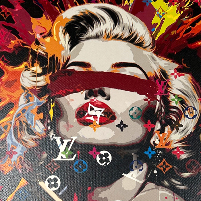世界限定100枚 DEATH NYC マリリン・モンロー LOUISVUITTON ルイ