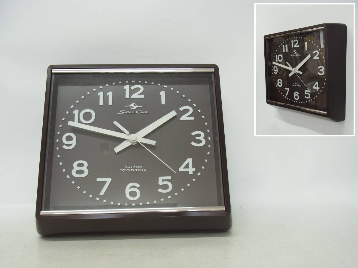 ビンテージ☆東京時計 掛時計 Silicon Clock シリコンクロック 4石