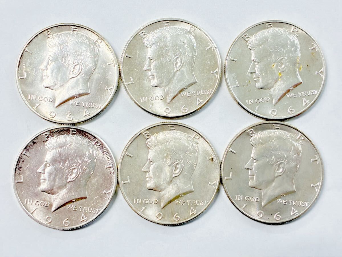 アメリカ ケネディ コイン 1964の値段と価格推移は？｜57件の売買