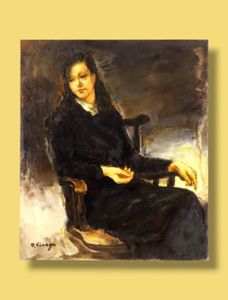 芝田米三　「スペイン風景」　油彩F6号　芸術院会員 　安井賞受賞　師：須田国太郎 須田国太郎の値段と価格推移は？｜17件の売買データから須田国太郎の