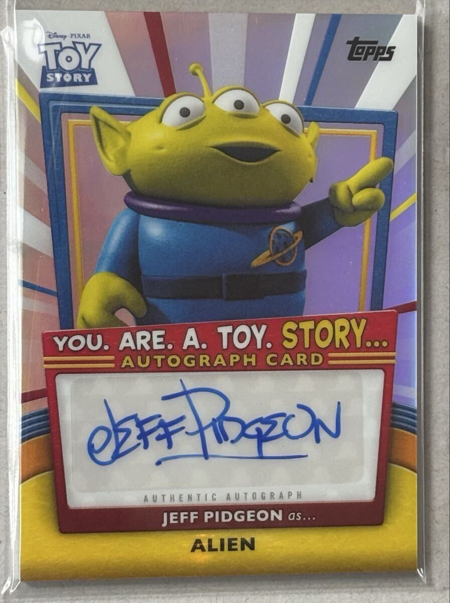 トイ・ストーリー　サインカード　直筆サイン　エイリアン　toy story 2026 Topps Disney Toy Story 30th Alien Auto エイリアン リトル