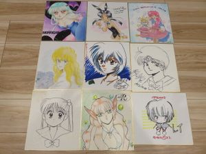 コミケ C104 ぐらんで先生 手描きイラスト 直筆サイン色紙 コミケ 色紙の値段と価格推移は？｜144件の売買データからコミケ 色紙