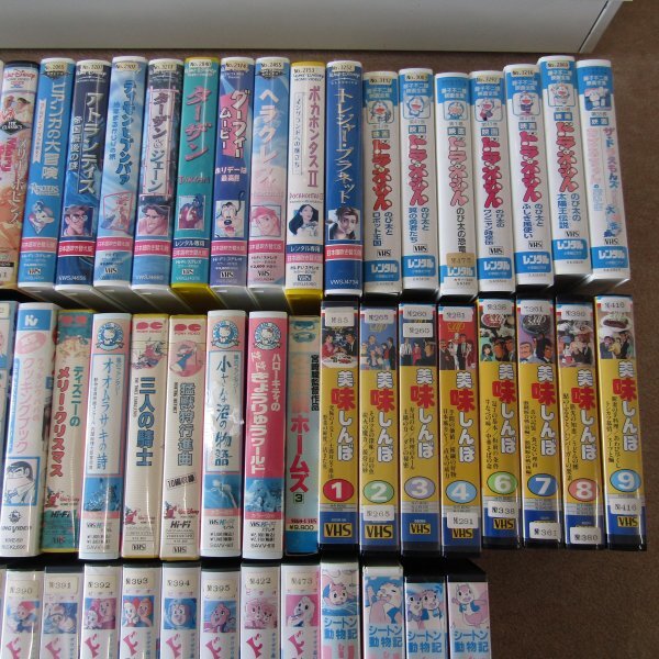 レンタル落ち VHS ビデオ テープ まとめ 66本 アニメ 映画 ディズニー