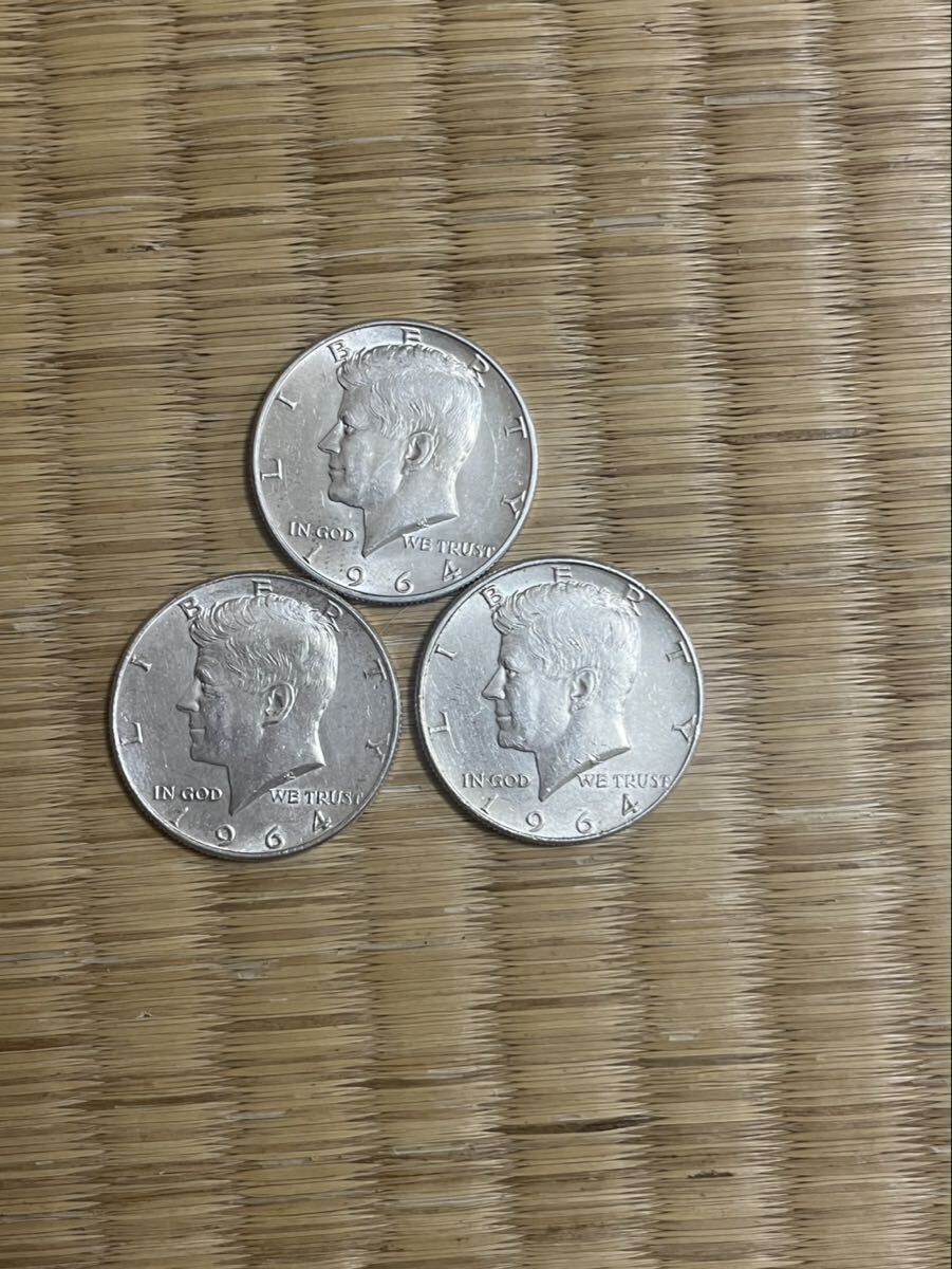 アメリカ ケネディ コイン 1964の値段と価格推移は？｜47件の売買