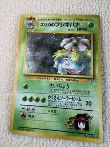 【ARS10】ポケモンカード　旧裏　エリカのフシギバナ　渦巻きホロ　鑑定書付き エリカのフシギバナの値段と価格推移は？｜56件の売買データからエリカ