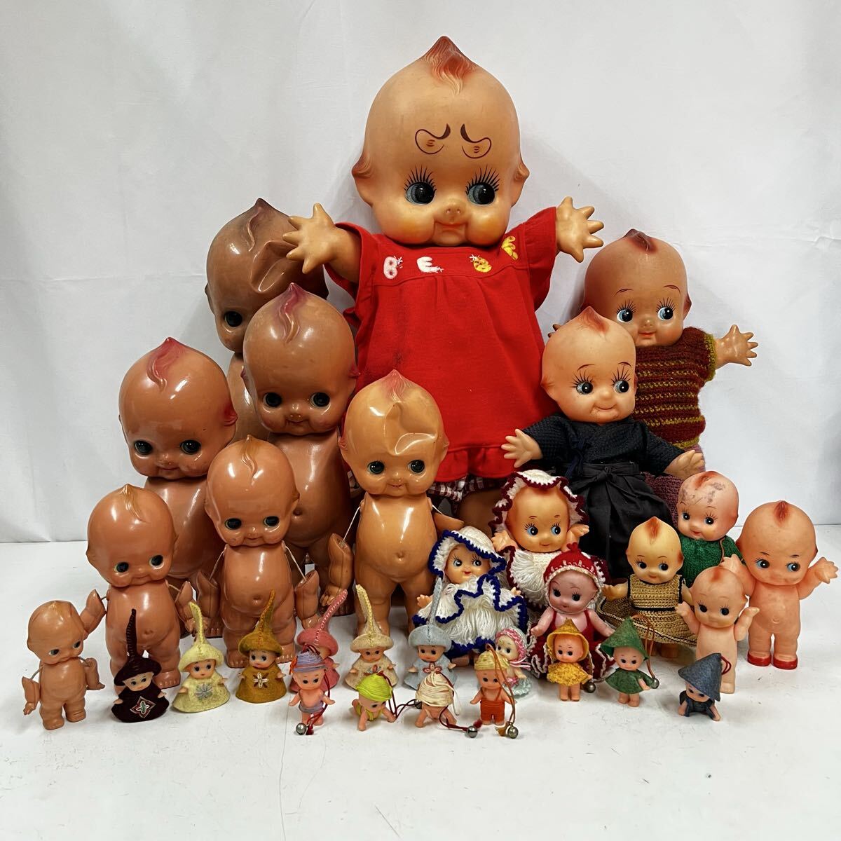 人形、キャラクタードール R ☆まとめ☆ 昭和レトロ キューピー人形 32