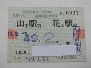 定期券 昭和の値段と価格推移は？｜35件の売買データから定期券 昭和の