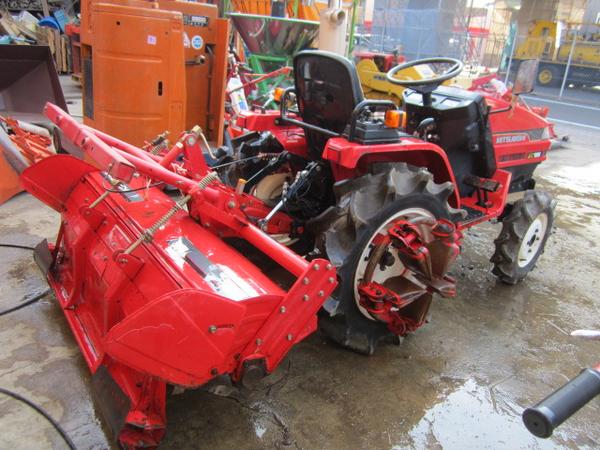 △三菱 トラクター MT155 ロータリー P130R 15馬力 中古品(車体)｜売買
