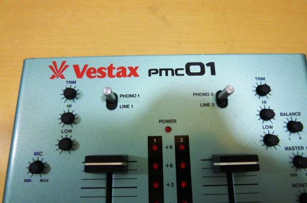 ☆vestax pmc 01 べスタックス DJミキサー ジャンク扱い☆！(DJ