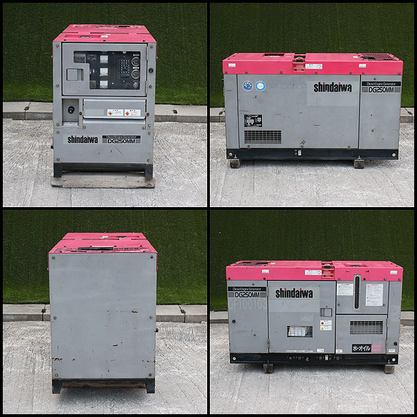 shindaiwa 発電機□ディーゼル 建設機械 DG250MM 25kva□10J1(トラック 