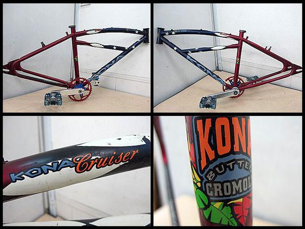 ☆KONA コナ/クロモリ フレーム A'HA kona MTB☆(マウンテンバイク