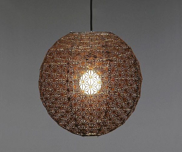 送料無料/1灯ペンダントライト/レース和紙/花麻/提灯/TP-1812