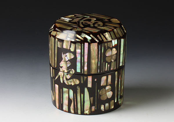 古美味】小島雄四郎作 螺鈿茶器 茶道具 保証品(棗)｜売買された