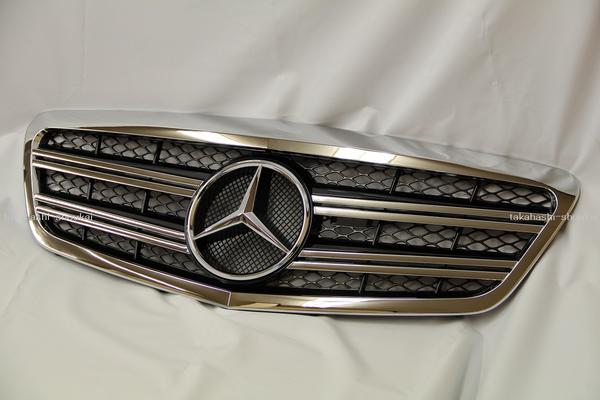 W221後期 クーペフロントグリル S350 S500ロング S400 S63 黒 W221 S