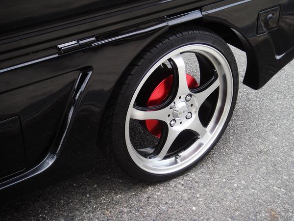 ★慶虎ドラムブレーキカバー レッド ミニキャブトラック U61T