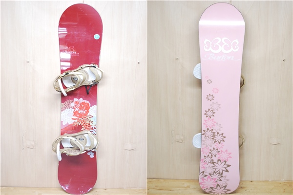 【中古ジャンク品】05/06’BURTON（バートン）FEATHER143センチ