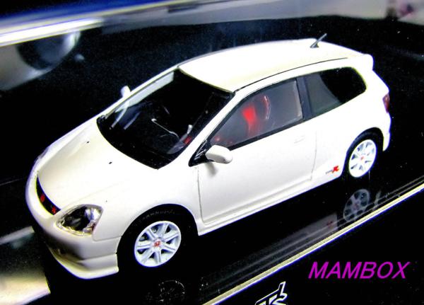 【Ma】ET☆1/43 シビックCIVIC TypeR EP3 チャンピオンホワイト