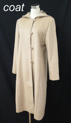 上質◆柔らか カシミヤ×アンゴラ混 フード付き 超ロングコート