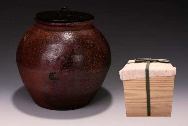 【財宝特別】　金沢名家　江戸時代　備前水指　蔵出し品　希少 s