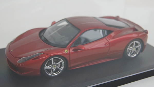アイドロン 1/43 フェラーリ 458 イタリア 2010 Mレッド