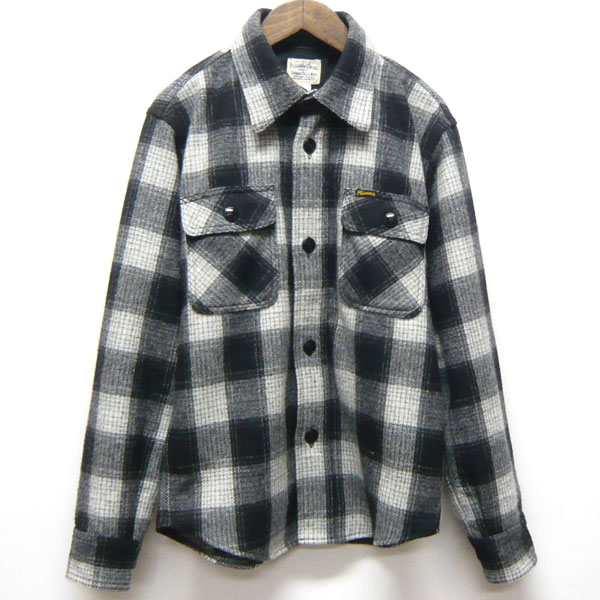 14AWフェローズPherrow'sウールチェックシャツ・CPOジャケット36