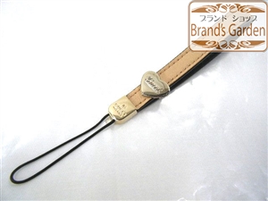 新品同様！グッチ レザー 携帯ストラップ/[7656]