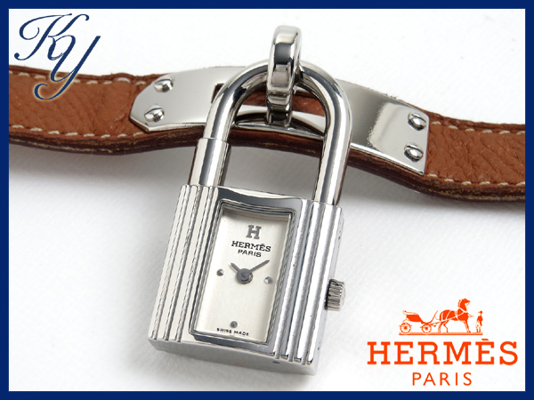 1円～ 美品 本物 人気 HERMES エルメス ケリー レディース 時計