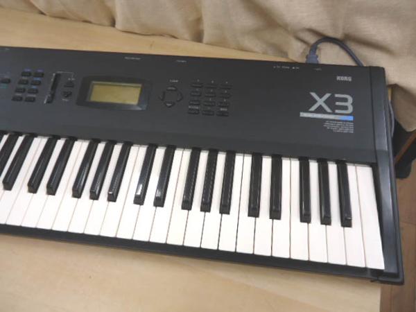 ○ジャンク KORG X3 コルグ シンセサイザー キーボード