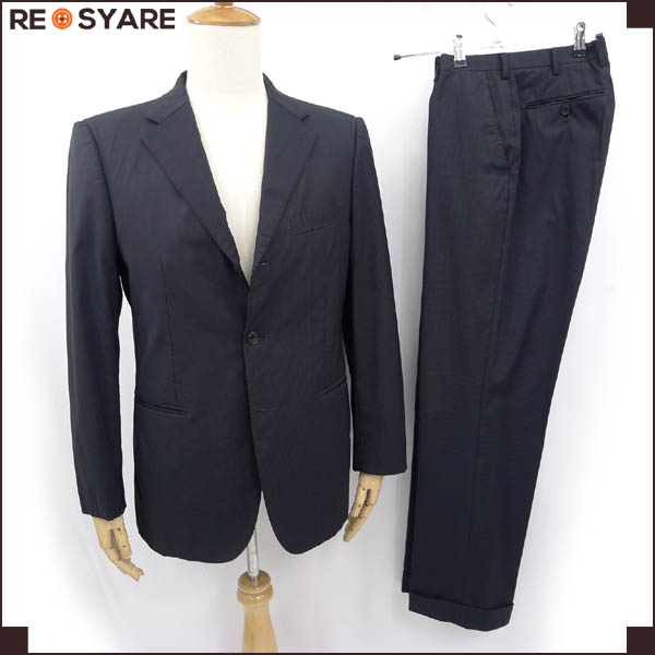 BURBERRY*BLACK LABEL*グラフ柄*段返り3B*テーラードスーツ*8280