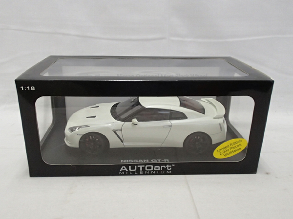 [限定]オートアートミレニアム 1/18 [ニッサン GT-R] /白/日産