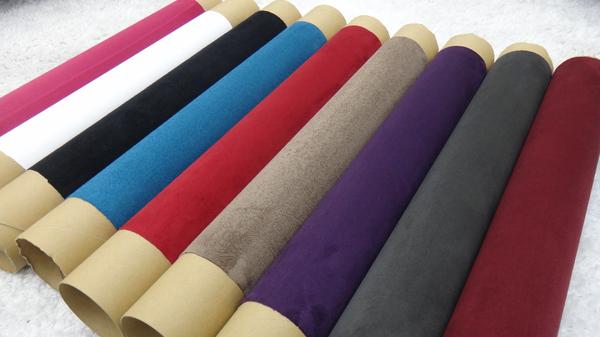 ★スエード調シート生地糊付幅約152ｃｍ×２ｍライトブラウン