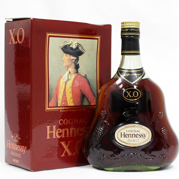 Hennessy XO コニャック 金色の箱入り　古酒 ☆古酒1円～ 箱付/Hennessy（ヘネシー）XO 旧ボトル o5b1901 1円 未開