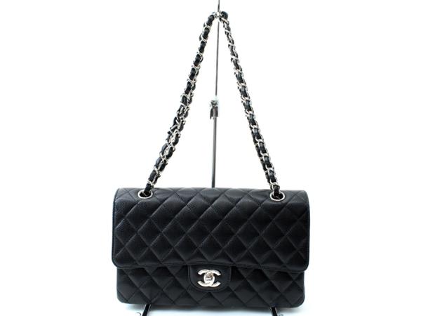 CHANEL シャネル ココマーク キャビアスキン 長財布 ブラック A 67万 