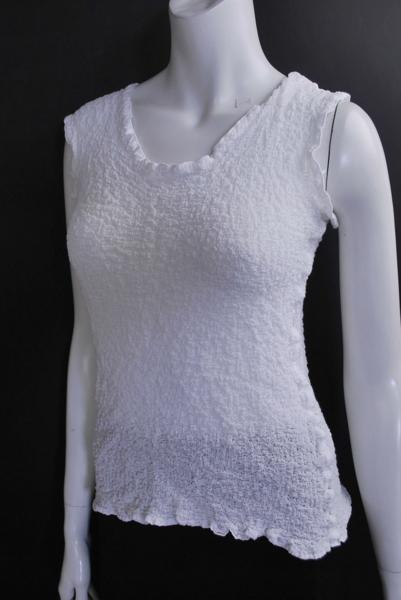 1222-14Y0884★me イッセイミヤケ★カリフラワーアンサンブル白