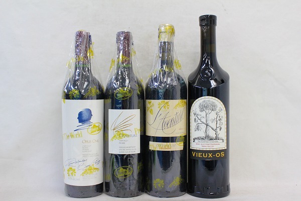 ■1円～ ワイン 4本セット オーパスワン オーバーチュア等 L-Y2