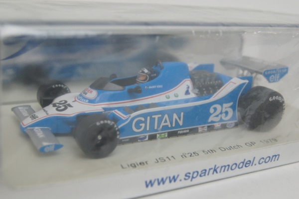 スパーク 1/43 リジェ JS11 ダッチGP 1979#25 J.イクス
