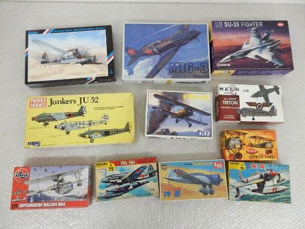 処分 MIG-3，ブレニム Mk.IF，神風 等/アオシマ 他/プラモ[梱0.4]