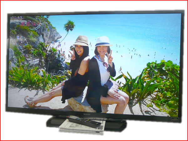 配送/シャープ◇液晶テレビ/アクオス/LC-52W9☆LED/HDD録画/13年