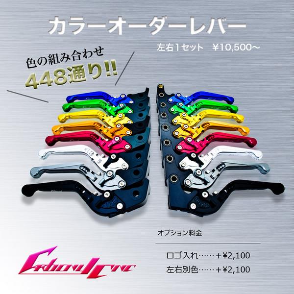 CBR1000RR 04-07 可倒延長式 カラーオーダーレバー