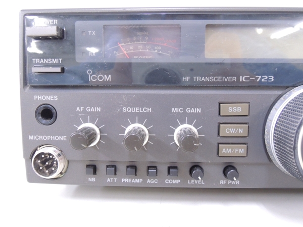 中古 ICOM IC-723 HF トランシーバー アマチュア 無線 N1311905