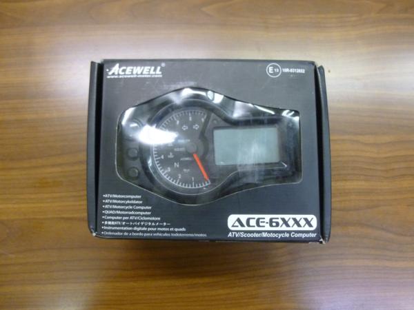 ∩C)ACEWELL 多機能デジタルメーター　12V専用　ACE-6452 未使用