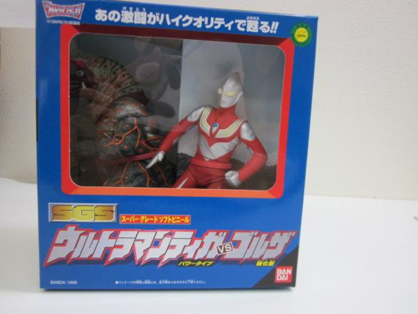 D1913★SGS ウルトラマンティガvsゴルザ 未開封 ソフビ
