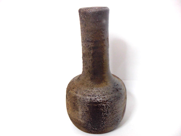 備前焼 小西陶古作 壺 花入れなどに/T9091