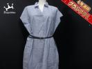 新品同様■グリーンレーベル ワンピース レディース 白×ブルー