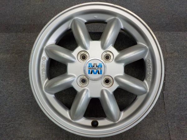 Ｆ１３６●MINILITE●14インチ1本●4.5J PCD100 OFF+45●